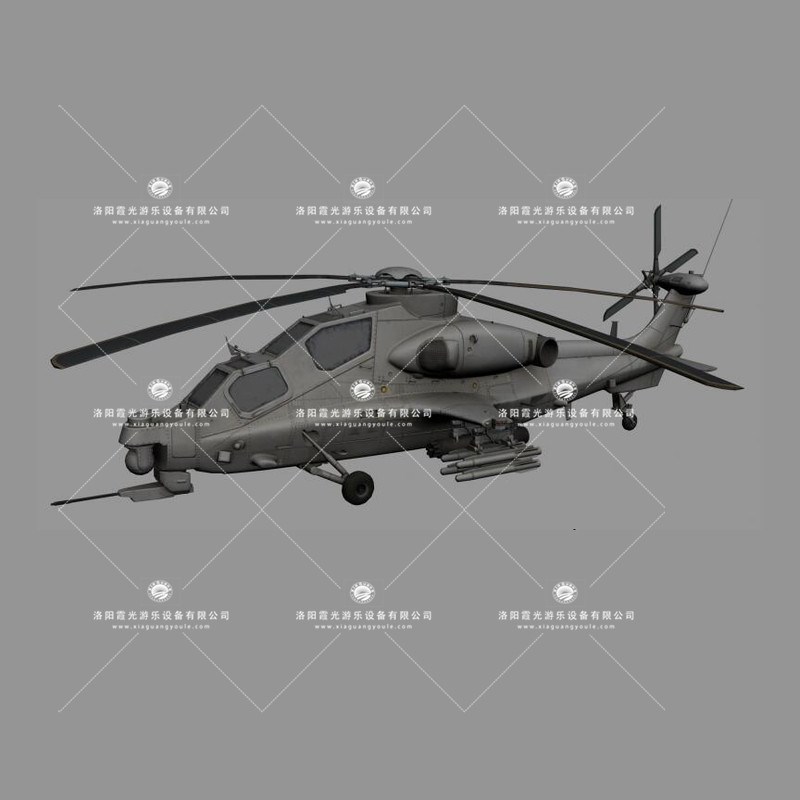 吉安武装直升机3D模型